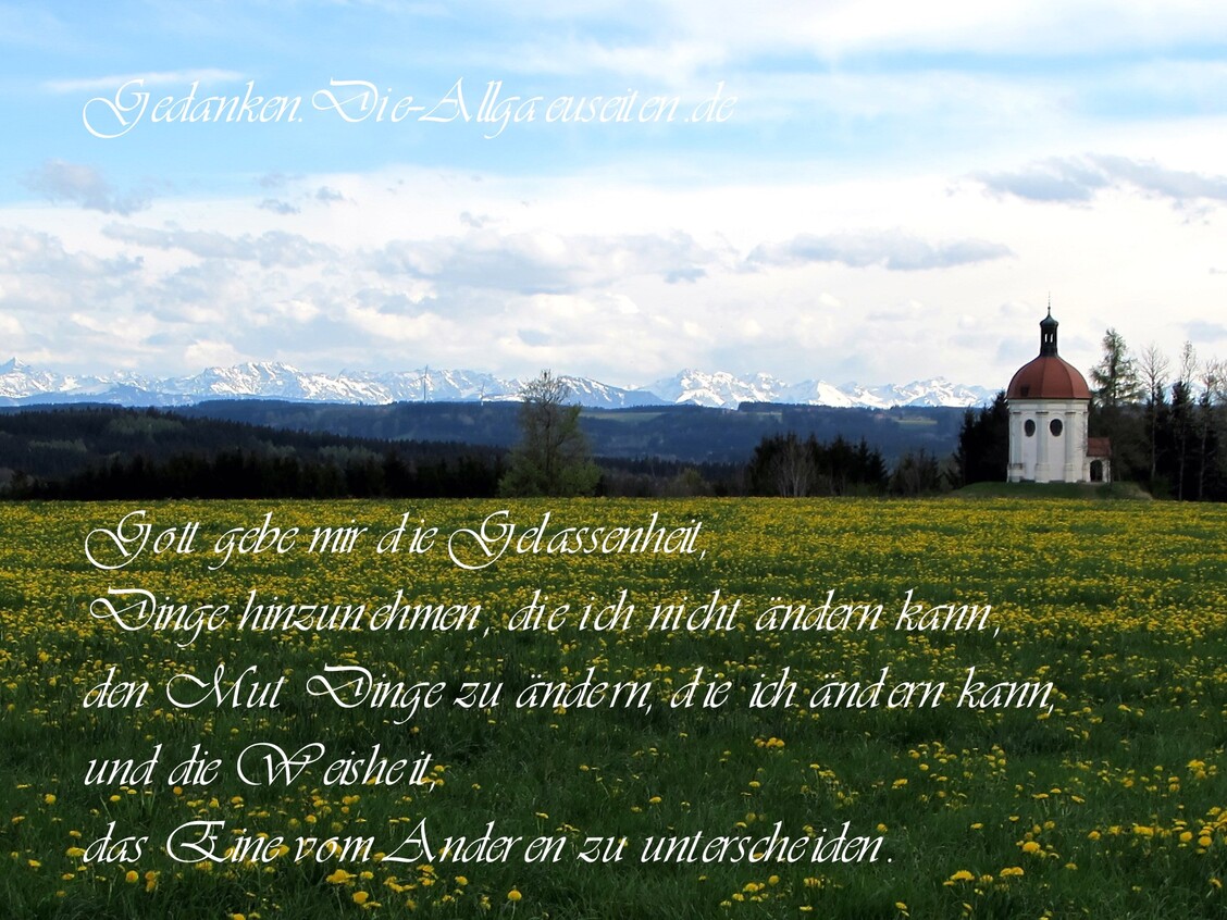 Gelassenheitsgebet Gelassenheitsgebet