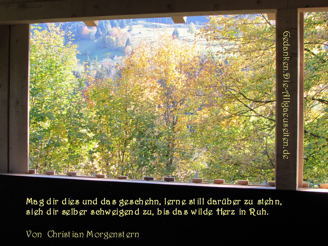 Mag dir dies und das geschehn