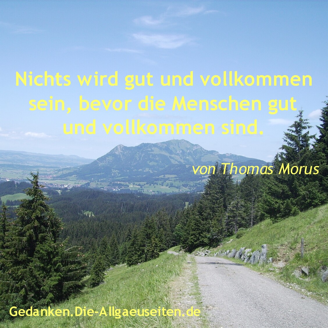 Nichts wird gut und vollkommen sein