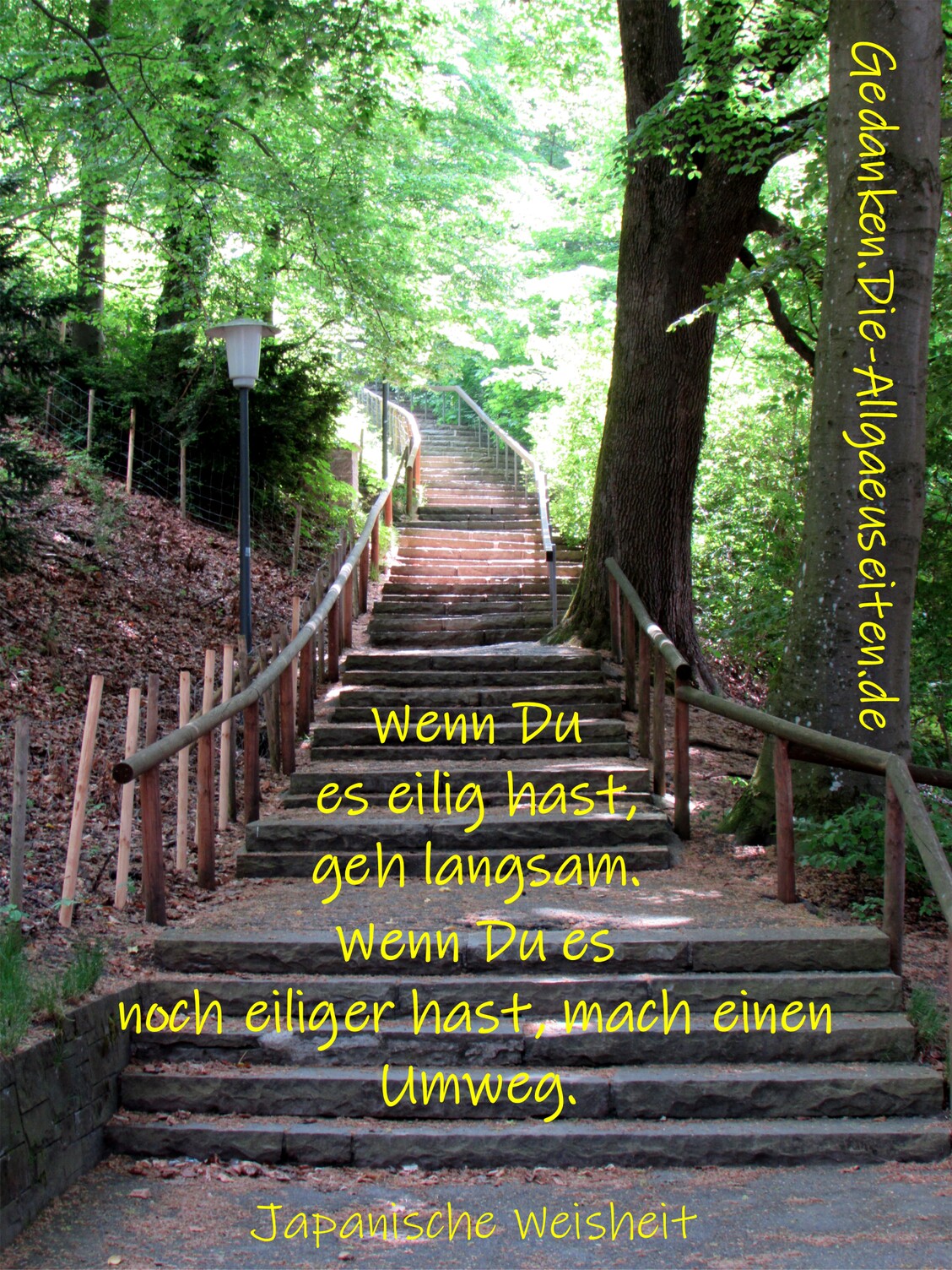 Wenn Du es eilig hast ...