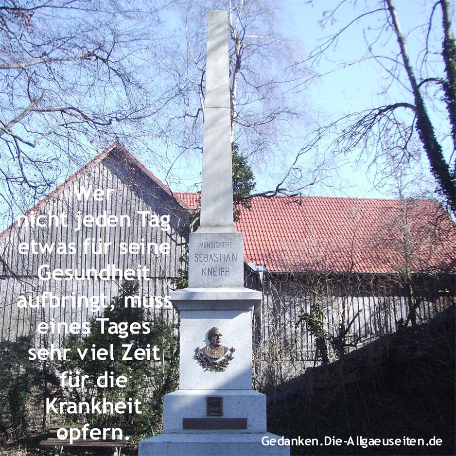 Wer nicht jeden Tag etwas für seine Gesundheit aufbringt