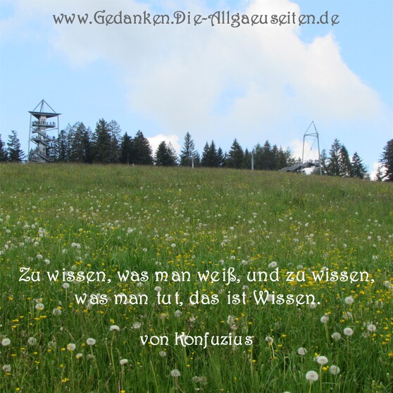 Zu wissen, was man weiß