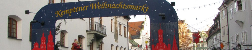 Weihnachtsmärkte im Allgäu