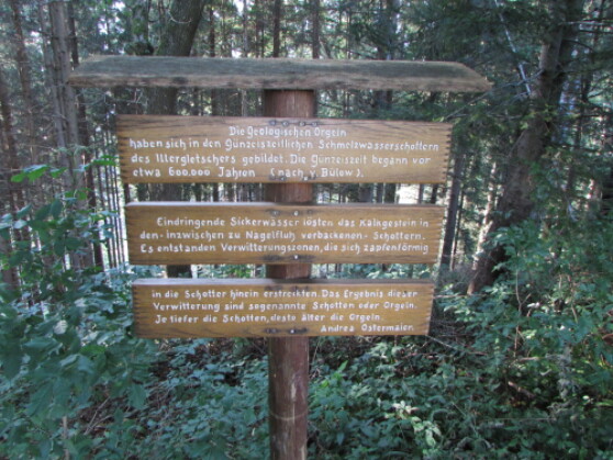 Infotafel Geologische Orgeln