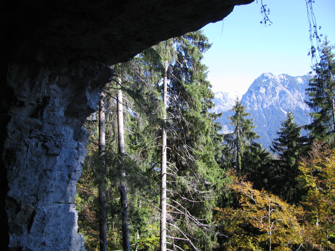 Bild von Markus Hannig: Ausblick von der sogenannten Judenkirche bei Oberstdorf