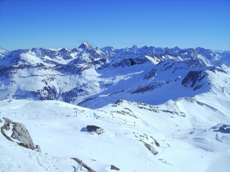 Skigebiet am Nebelhorn