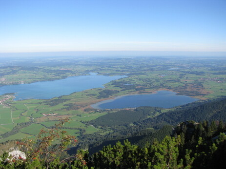 Ausblick vom Tegelberg