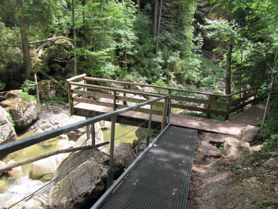 Die Starzlachklamm im Oberallgäu