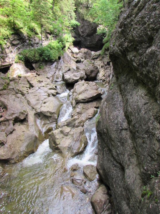 Die Starzlachklamm im Oberallgäu