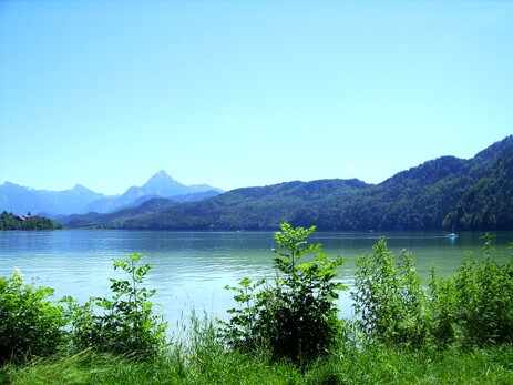Blick über den Weißensee von West nach Ost