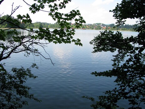Das Nord-West-Ufer des Weißensees