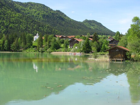 Das Freibad am Weißensee