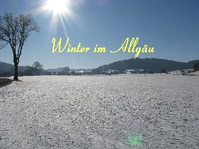 Bildschirmschoner - Winter im Allgäu