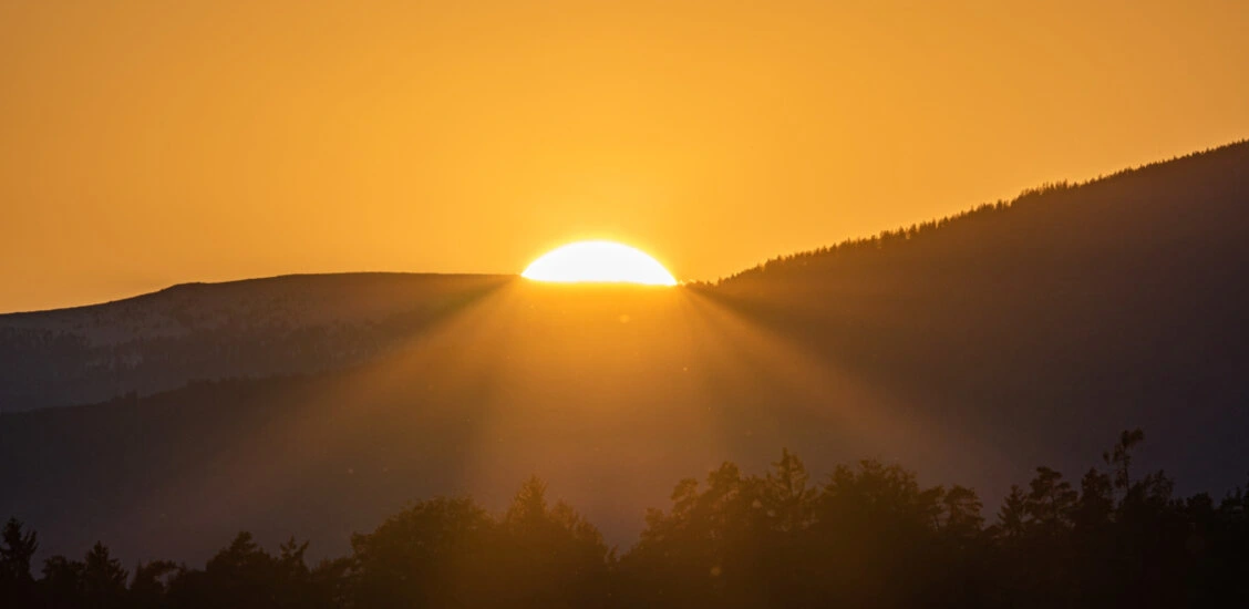 Sonnenaufgang in den Alpen