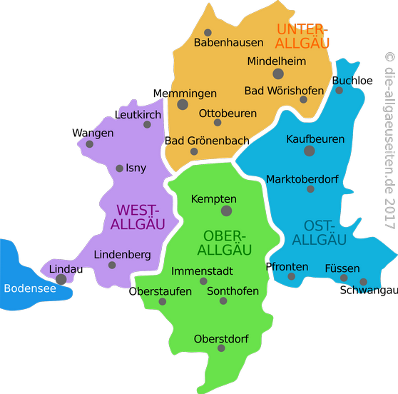 Allgäu-Karte