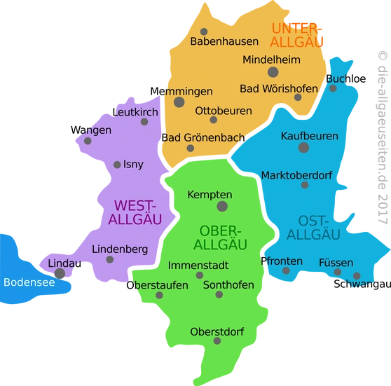 Allgäu-Karte