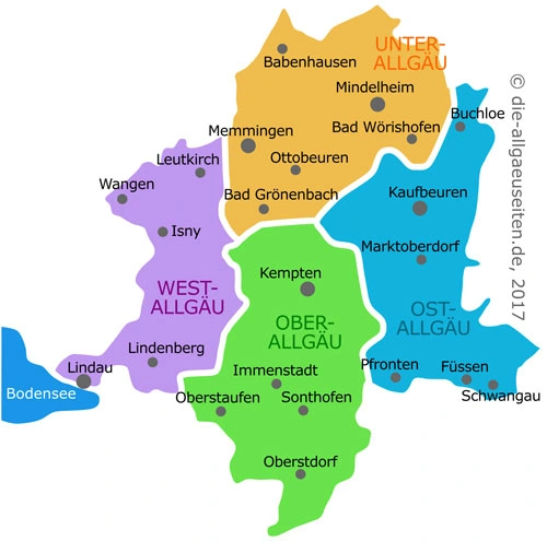 Allgäu-Karte
